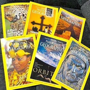 National Geographic 1996 (LOT OF 6)